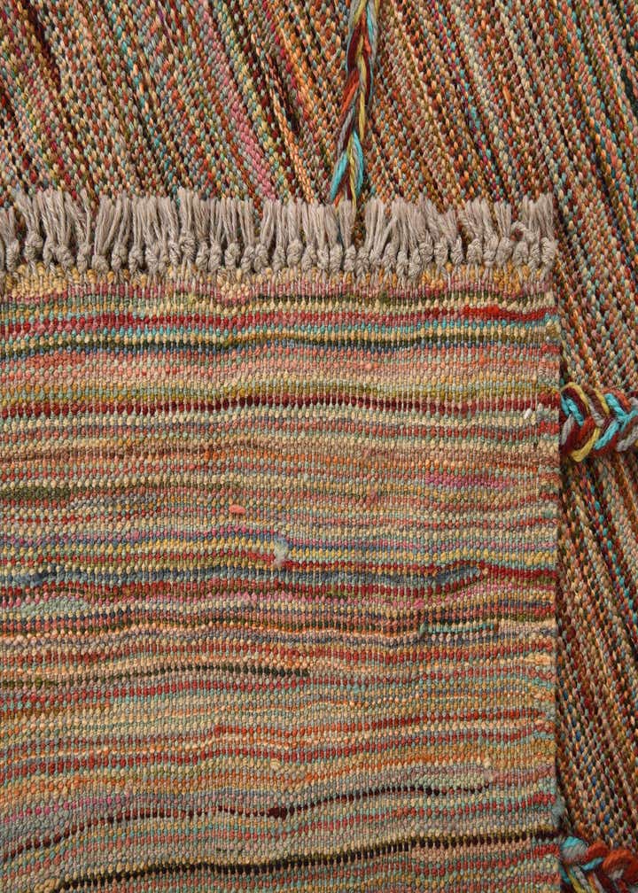4' 4 x 6' 6 Hand Woven Kilim Modern Wool Rug