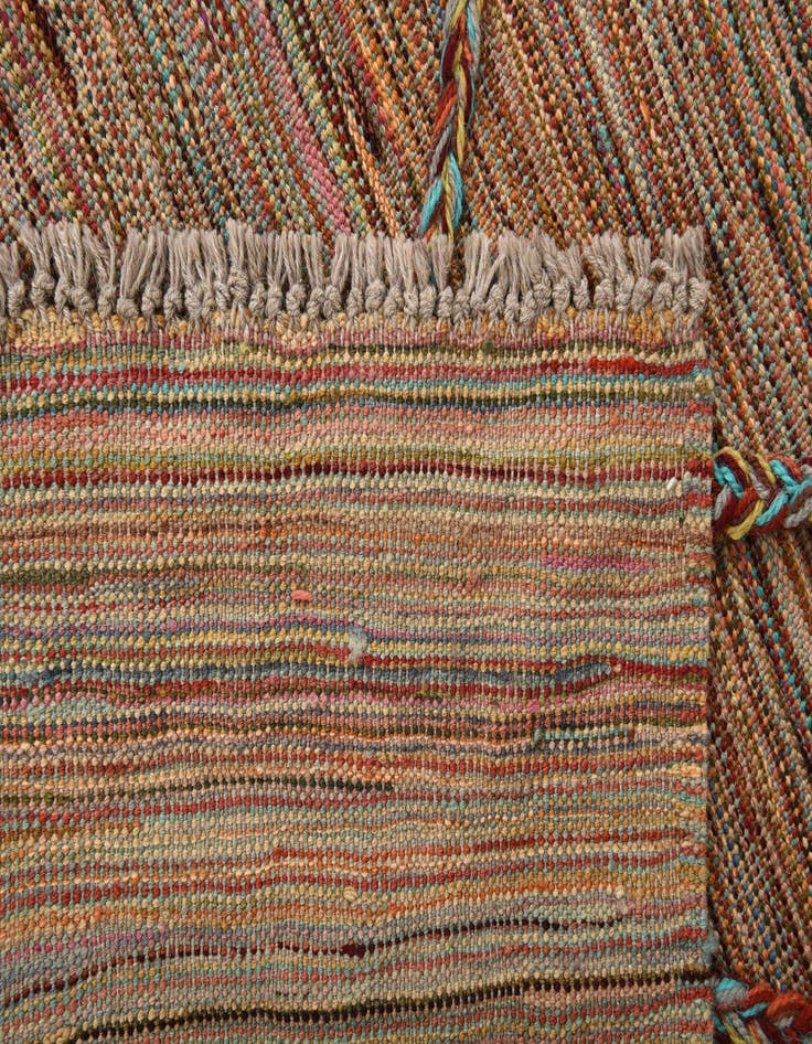 Detail image of 4' 4 x 6' 6  Hand Woven Kilim Modern Wool Rug