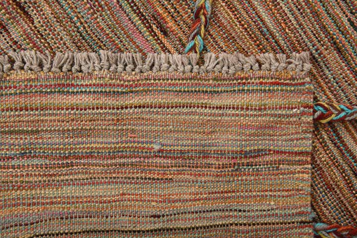4' 4 x 6' 6 Hand Woven Kilim Modern Wool Rug