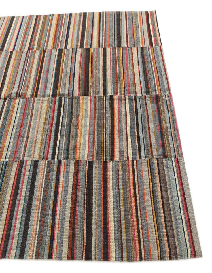 Detail image of 5' 6 x 7' 10  Hand Woven Kilim Modern Wool Rug