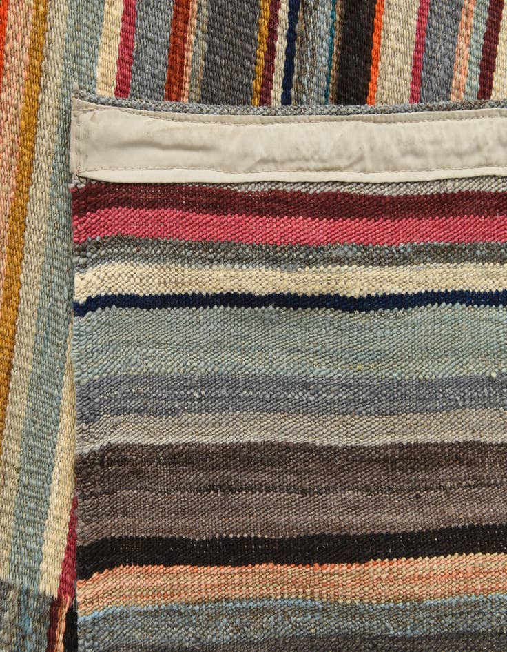 Detail image of 5' 6 x 7' 10  Hand Woven Kilim Modern Wool Rug