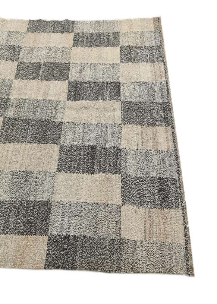 4' 10 x 6' 4 Hand Woven Kilim Modern Wool Rug