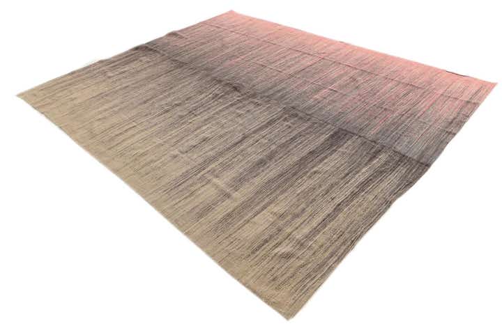 8' x 9' 7 Hand Woven Kilim Modern Wool Rug