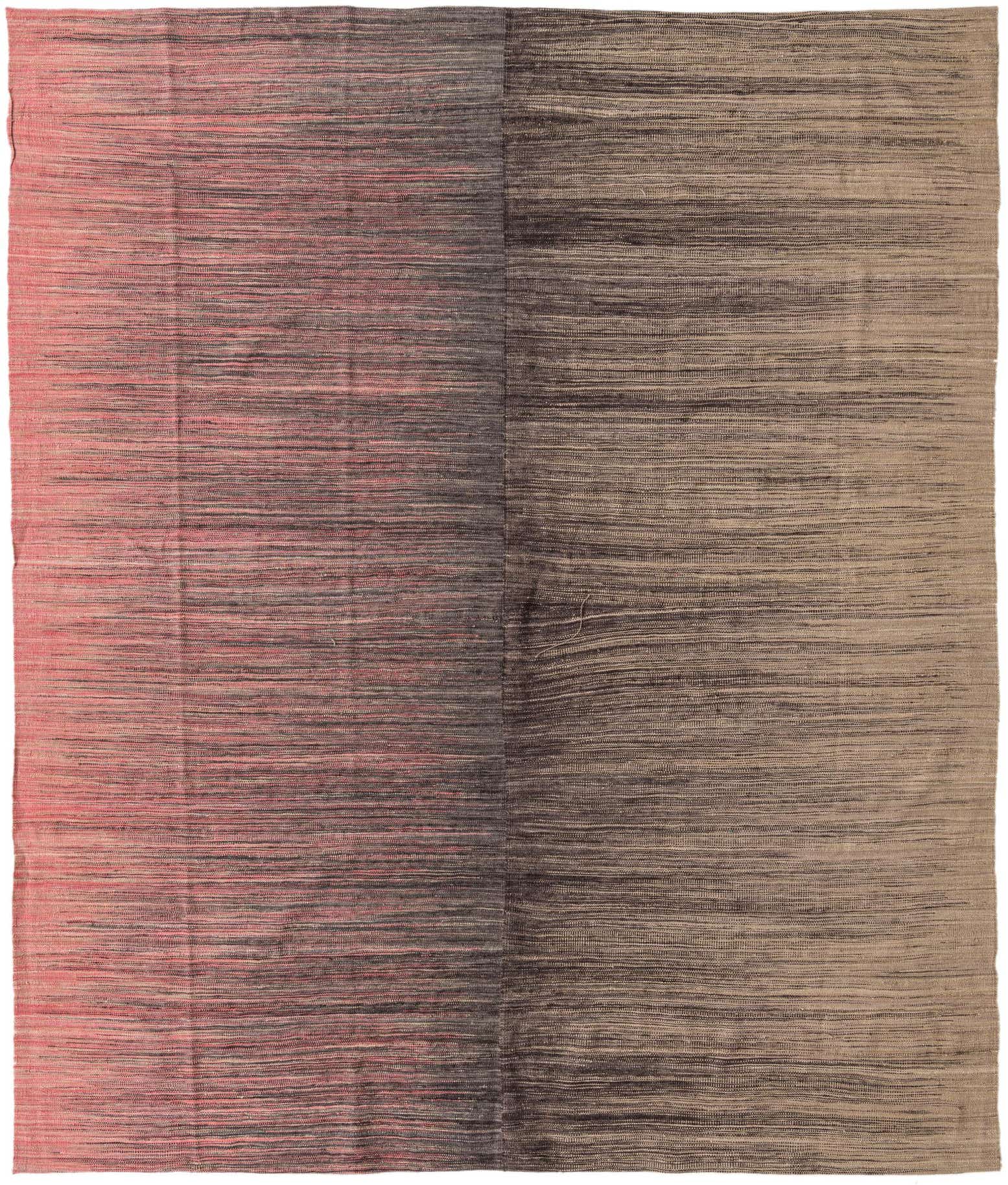 8' x 9' 7 Hand Woven Kilim Modern Wool Rug