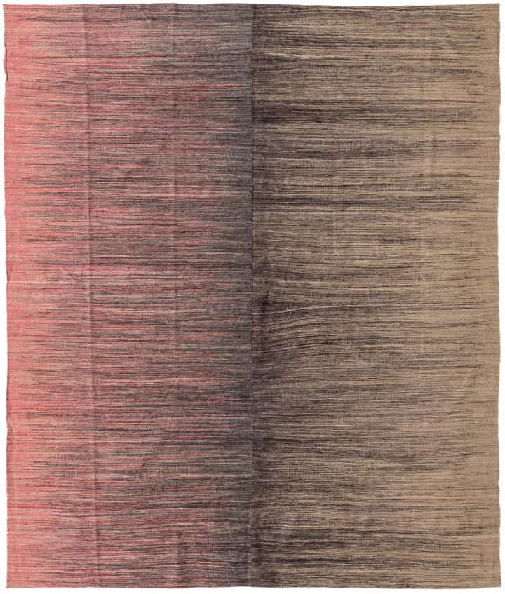 8' x 9' 7 Hand Woven Kilim Modern Wool Rug