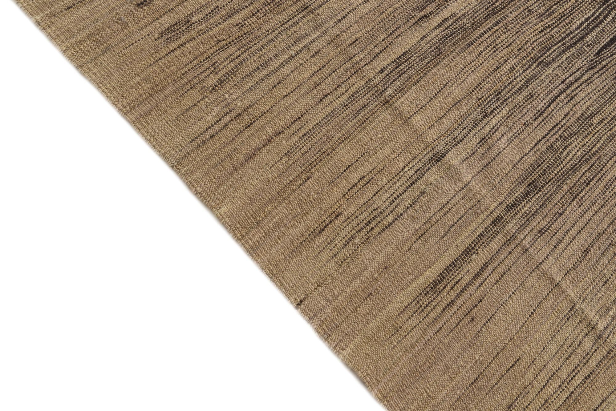 8' x 9' 7 Hand Woven Kilim Modern Wool Rug