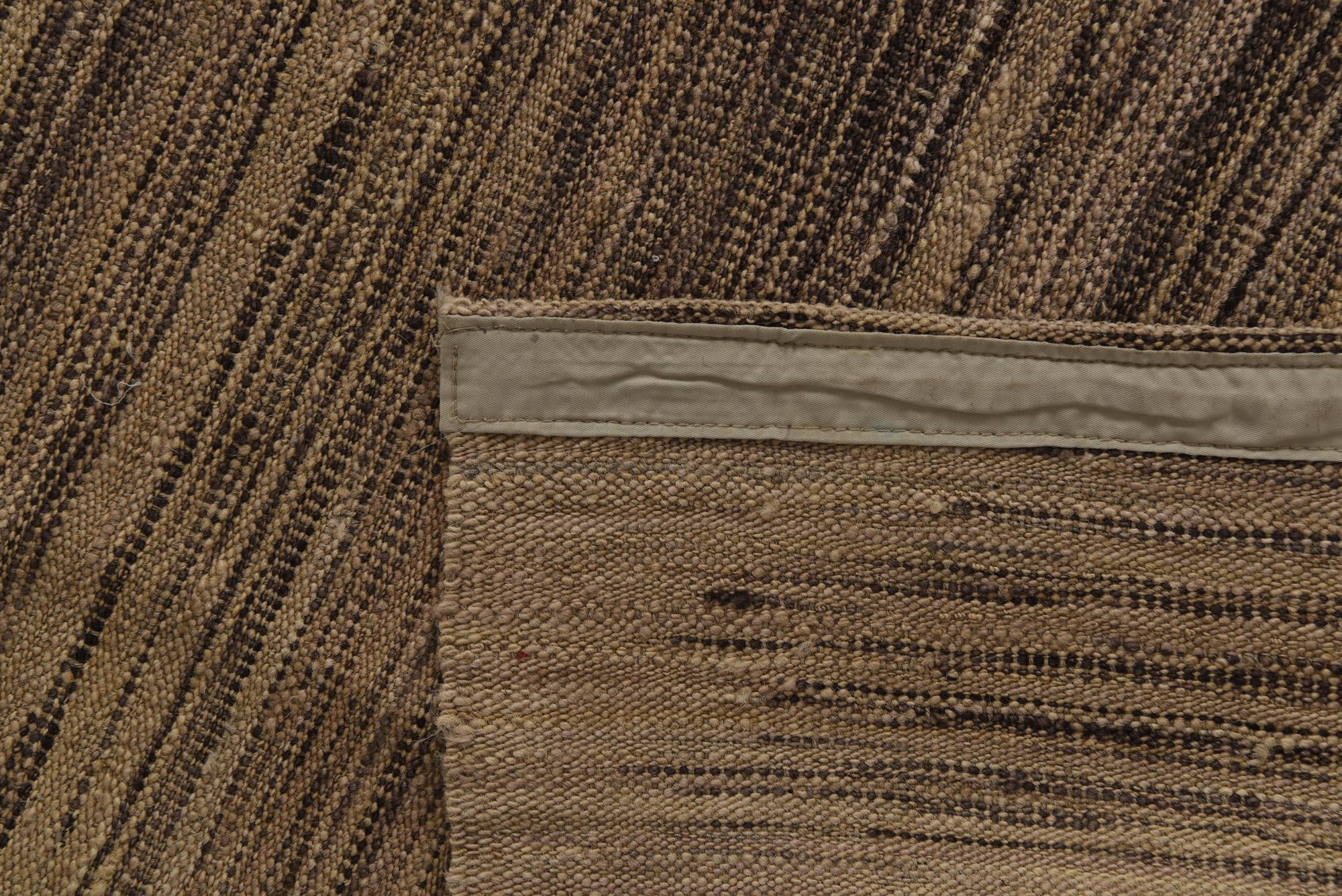 8' x 9' 7 Hand Woven Kilim Modern Wool Rug
