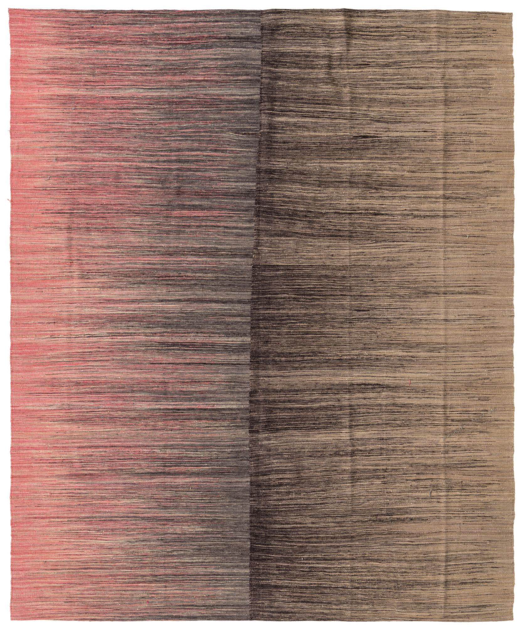 8' x 9' 7 Hand Woven Kilim Modern Wool Rug