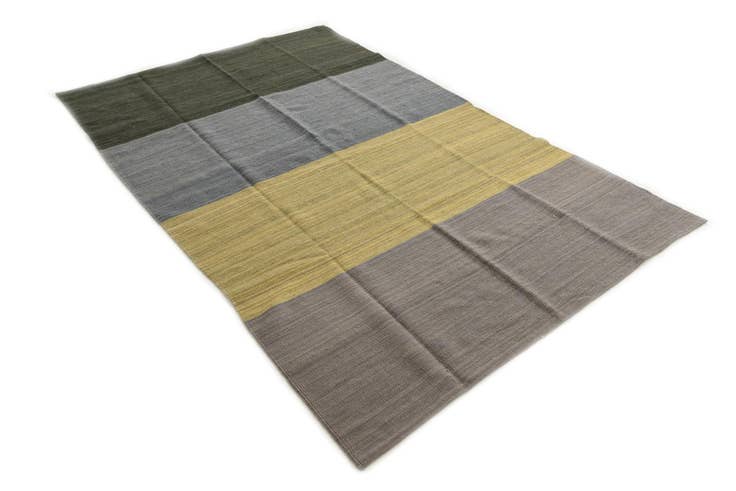 Detail image of 5' x 7' 10 Hand Woven Kilim Modern Wool Rug