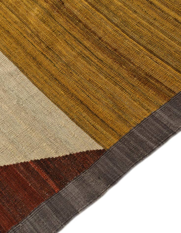 Detail image of 5' 9 x 8'  Hand Woven Kilim Modern Wool Rug