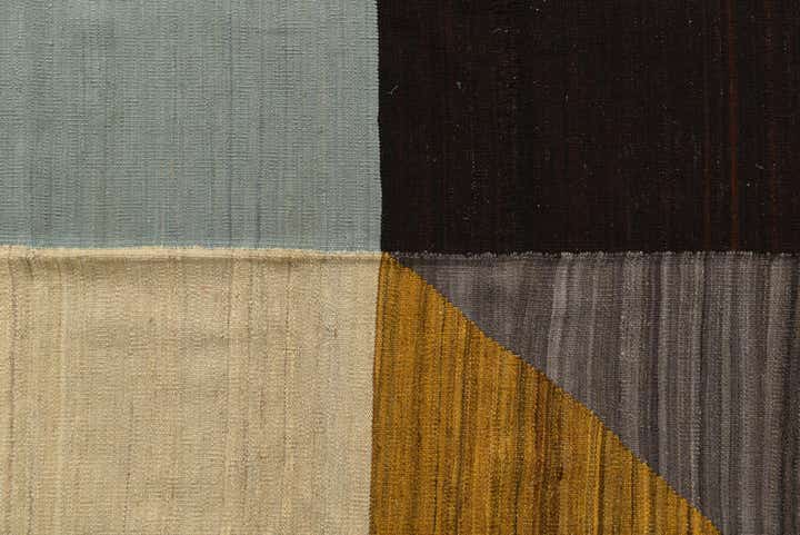 5' 9 x 8' Hand Woven Kilim Modern Wool Rug