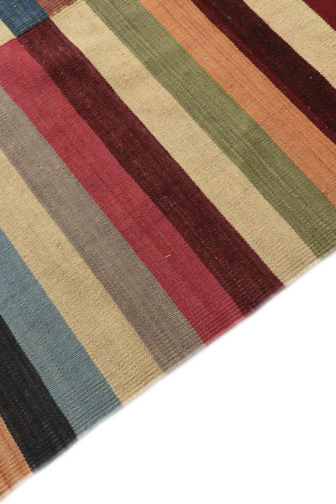8' 2 x 11' 1 Hand Woven Kilim Modern Wool Rug