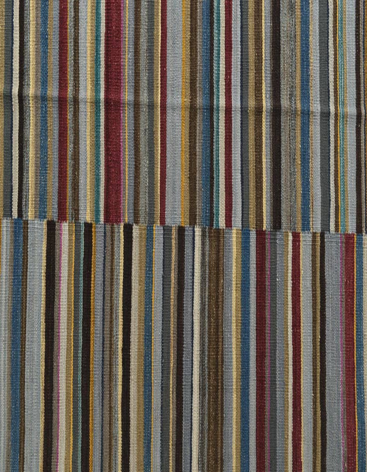 Detail image of 4' 8 x 6' 5  Hand Woven Kilim Modern Wool Rug