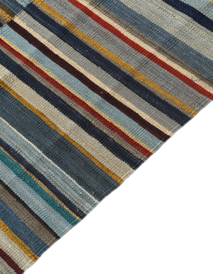Detail image of 4' 8 x 6' 5  Hand Woven Kilim Modern Wool Rug