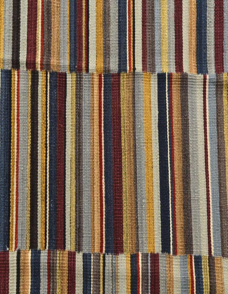 Detail image of 4' 9 x 6' 5  Hand Woven Kilim Modern Wool Rug
