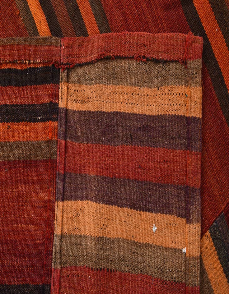 Detail image of 12' 6 x 15' 5  Hand Woven Kilim Modern Wool Rug