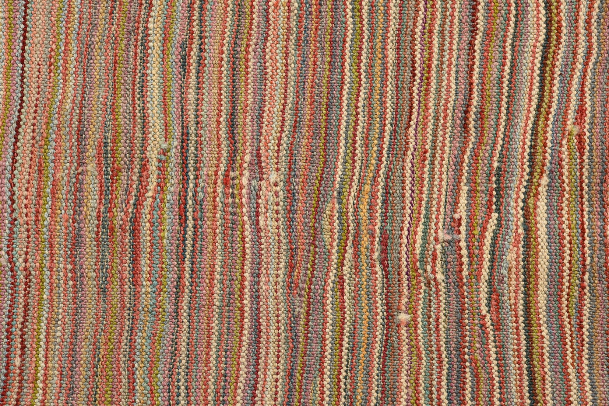5' 8 x 8' 2 Hand Woven Kilim Modern Wool Rug