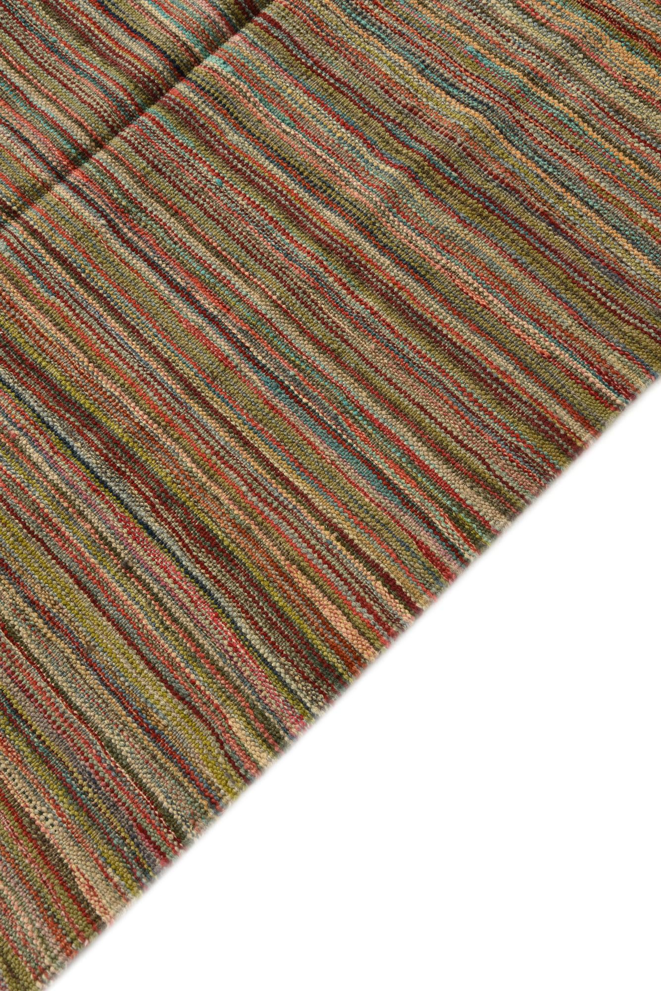 6' 6 x 9' 6 Hand Woven Kilim Modern Wool Rug