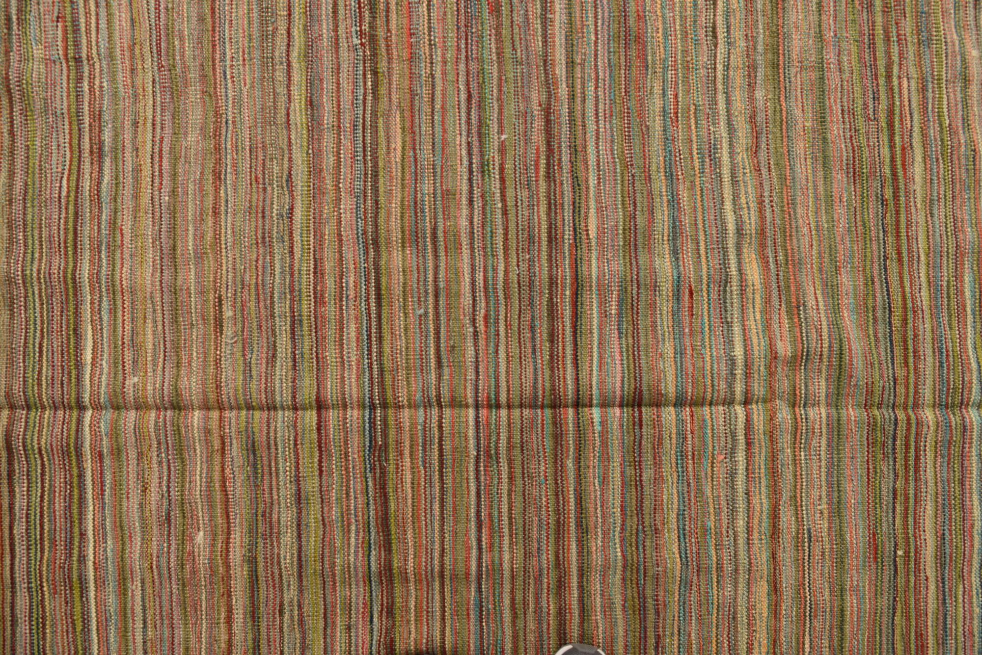 6' 6 x 9' 6 Hand Woven Kilim Modern Wool Rug