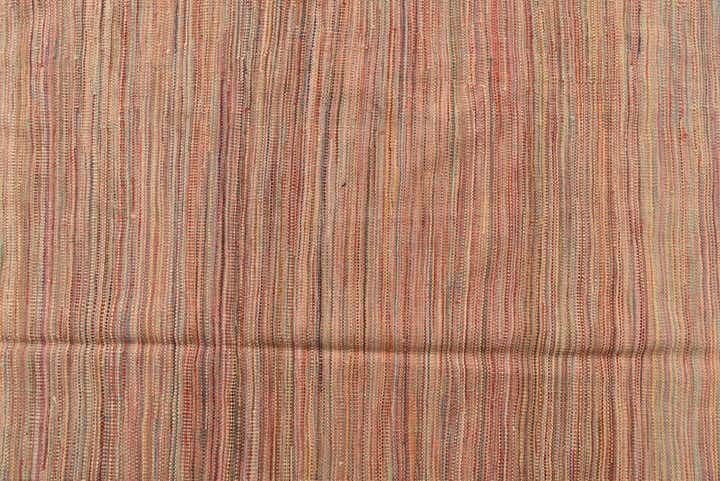 6' 1 x 7' 11 Hand Woven Kilim Modern Wool Rug