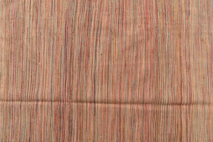 Detail image of 6' 1 x 7' 11 Hand Woven Kilim Modern Wool Rug