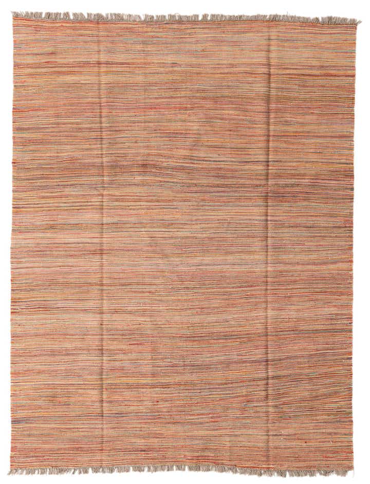 6' 1 x 7' 11 Hand Woven Kilim Modern Wool Rug