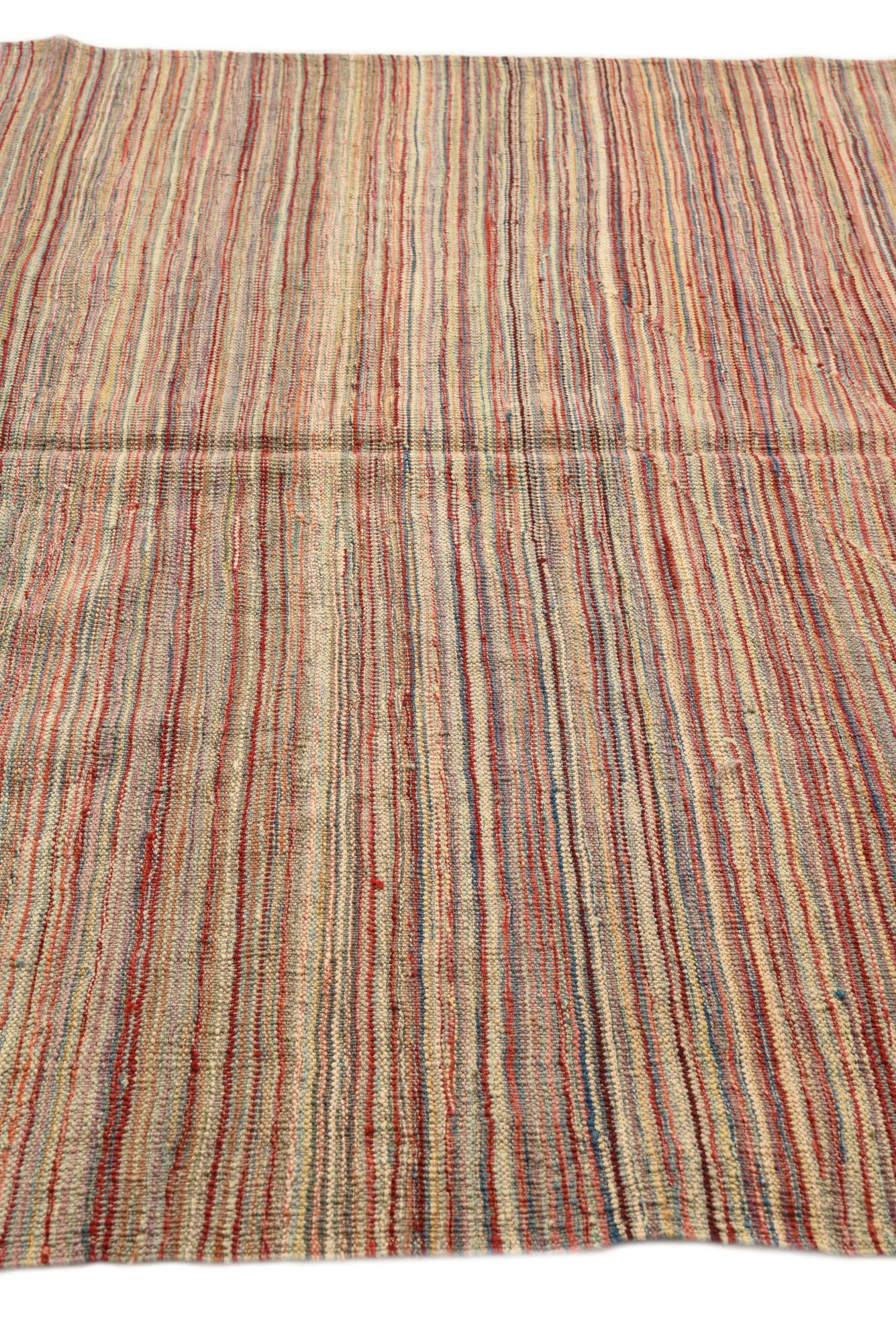 5' 8 x 7' 10 Hand Woven Kilim Modern Wool Rug
