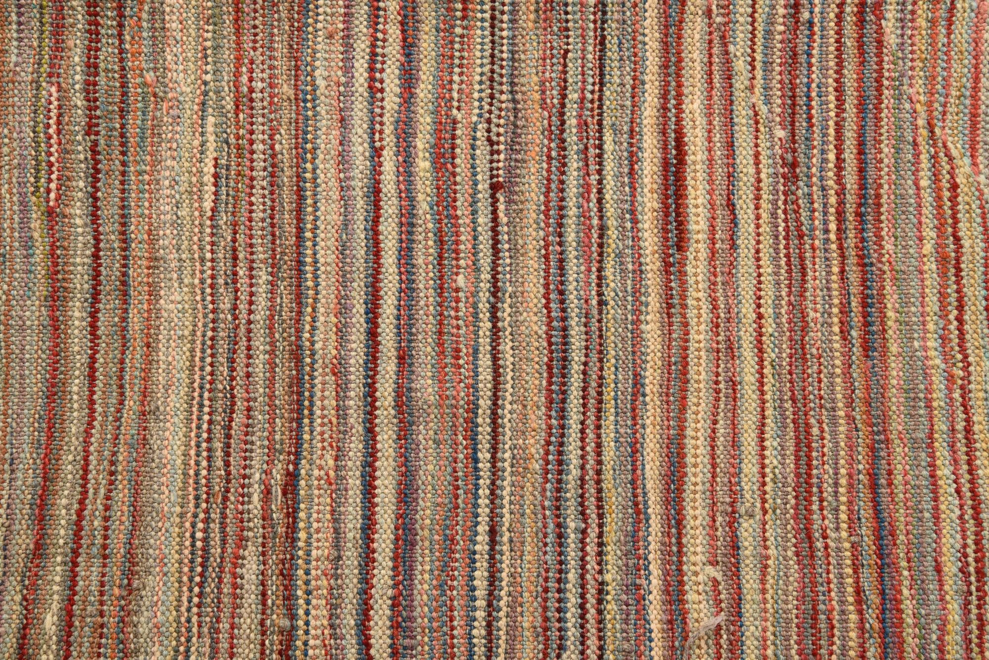 5' 8 x 7' 10 Hand Woven Kilim Modern Wool Rug