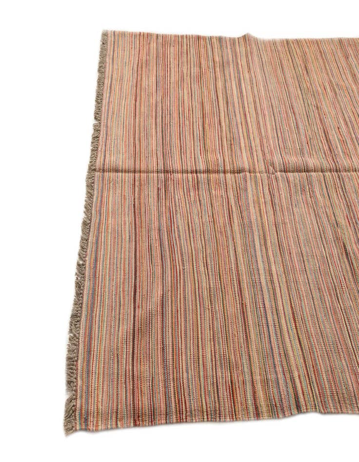 Detail image of 5' 6 x 7' 10  Hand Woven Kilim Modern Wool Rug
