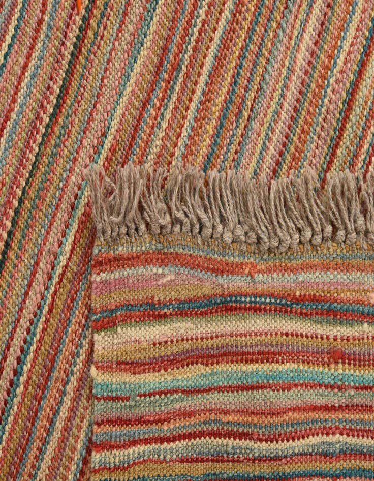 Detail image of 5' 6 x 7' 10  Hand Woven Kilim Modern Wool Rug