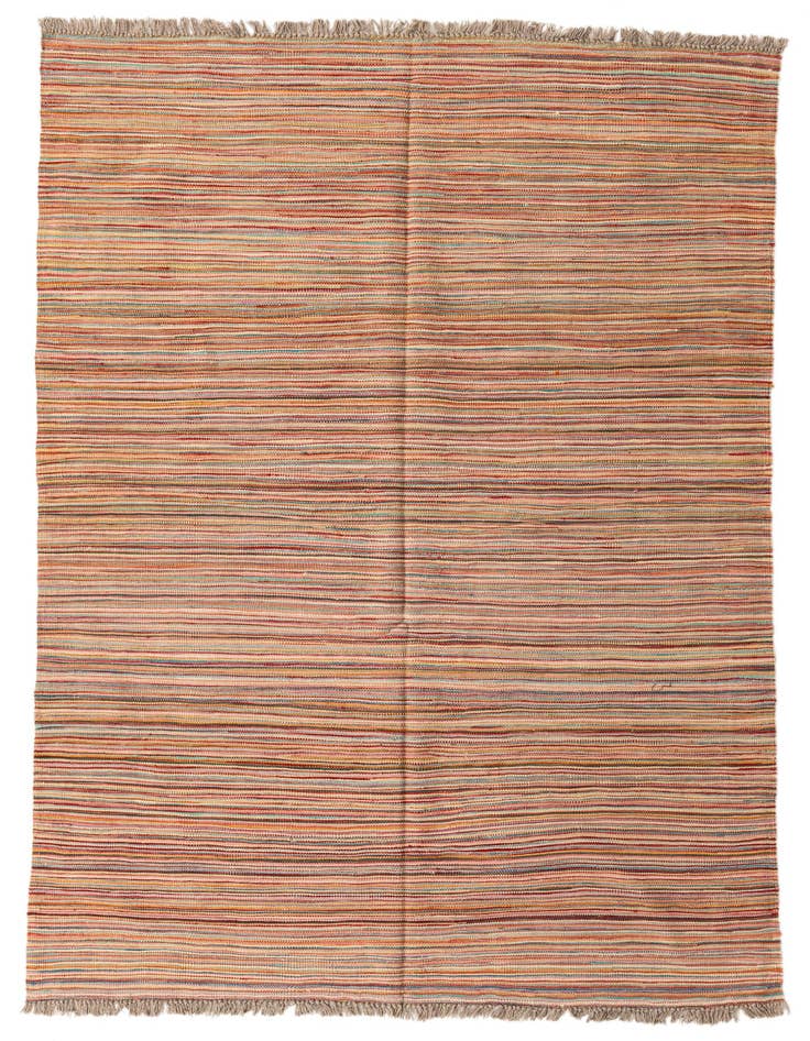 Detail image of 5' 6 x 7' 10 Hand Woven Kilim Modern Wool Rug