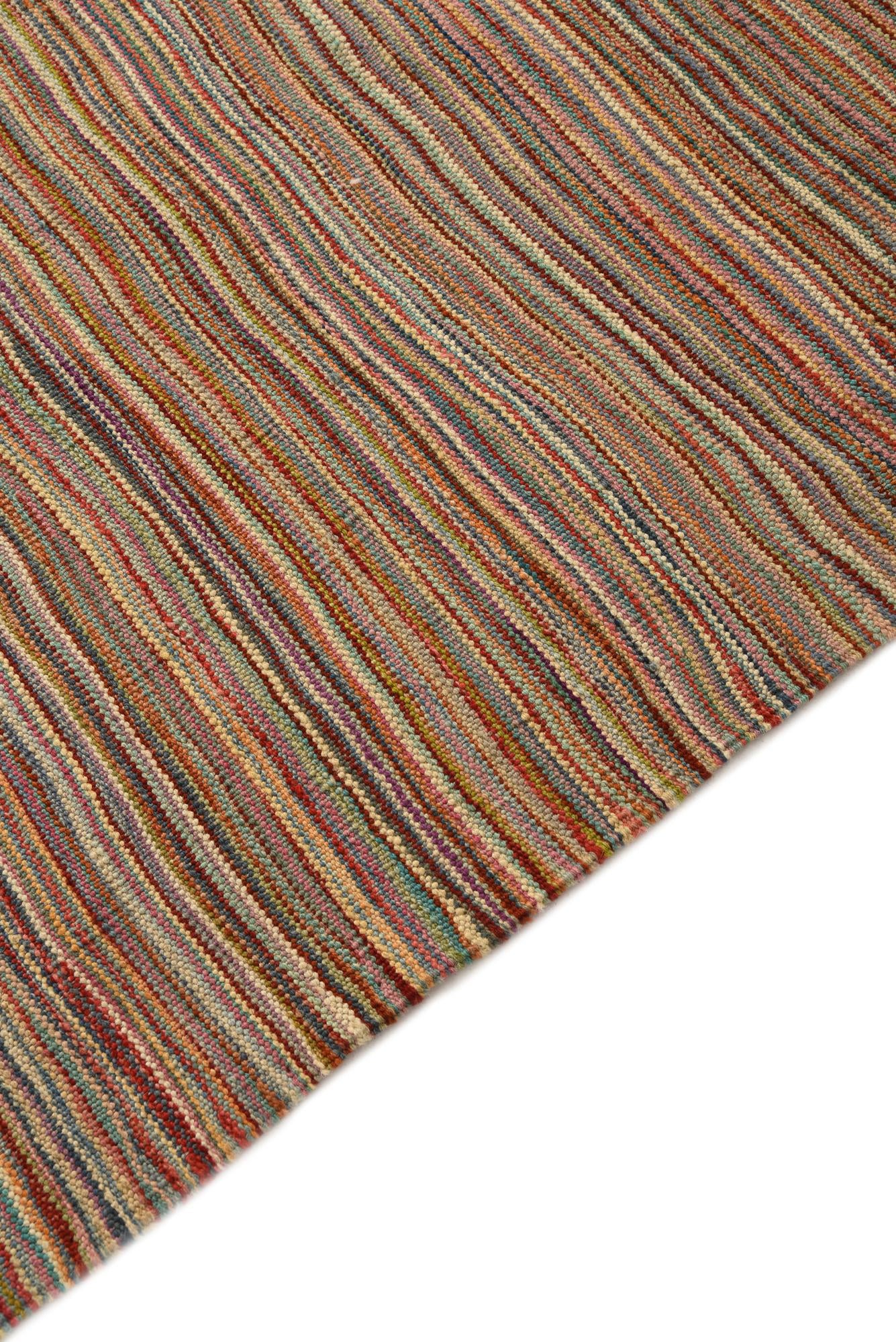 6' x 7' 9 Hand Woven Kilim Modern Wool Rug