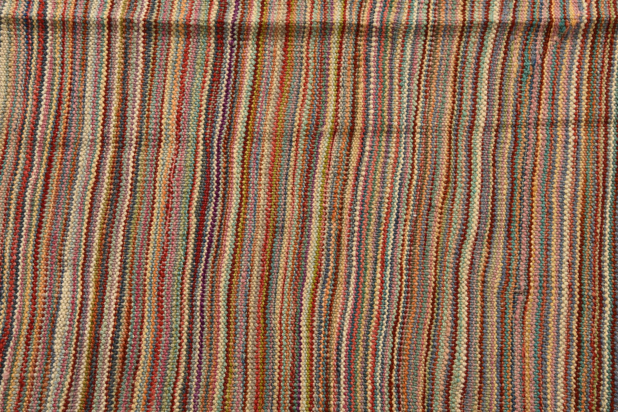 6' x 7' 9 Hand Woven Kilim Modern Wool Rug