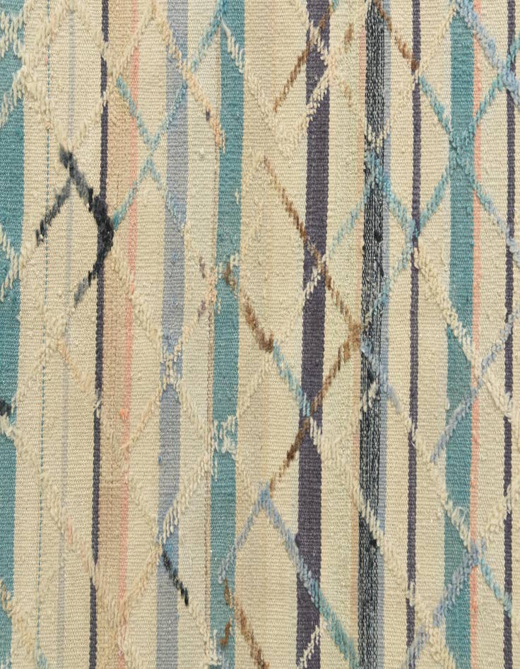 Detail image of 7' 10 x 9' 10  Hand Woven Kilim Modern Wool Rug