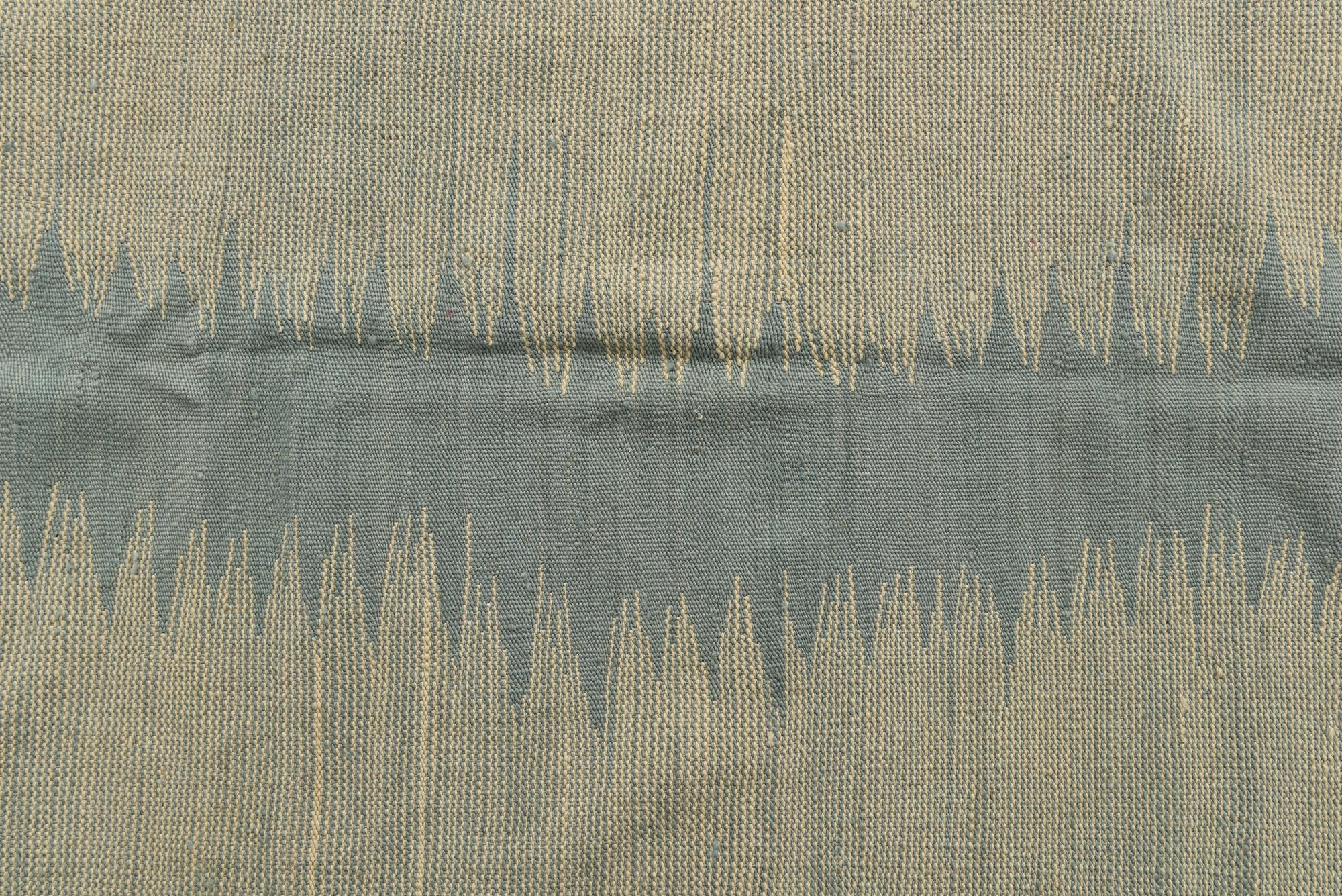 8' 1 x 9' 7 Hand Woven Kilim Modern Wool Rug