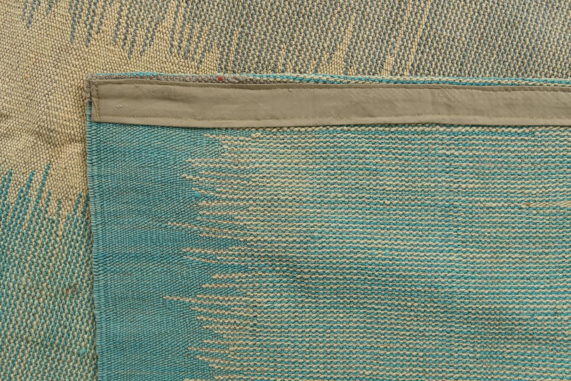 8' 1 x 9' 7 Hand Woven Kilim Modern Wool Rug