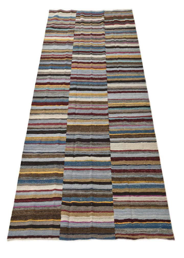 4' 9 x 6' 4 Hand Woven Kilim Modern Wool Rug