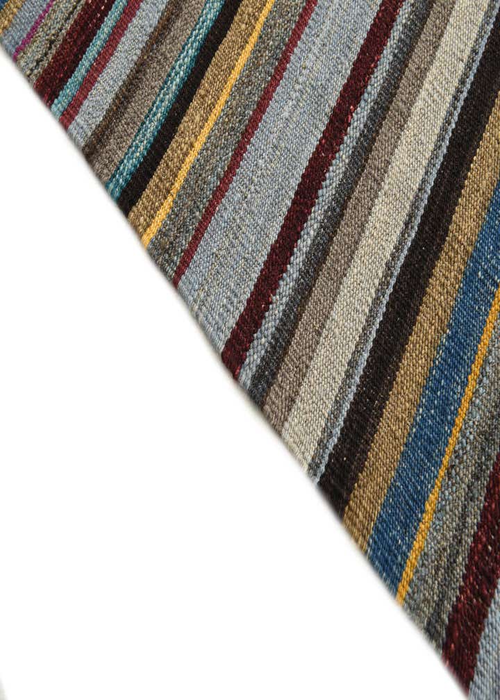 4' 9 x 6' 4 Hand Woven Kilim Modern Wool Rug