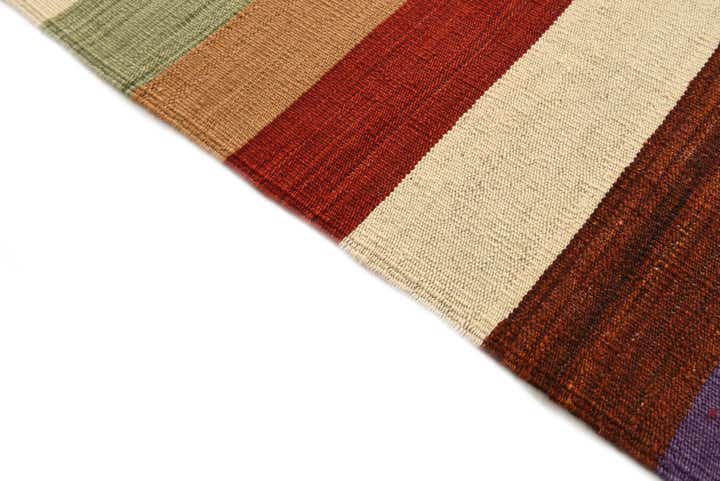 8' 3 x 10' Hand Woven Kilim Modern Wool Rug