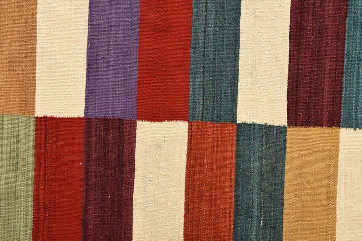 8' 3 x 10' Hand Woven Kilim Modern Wool Rug