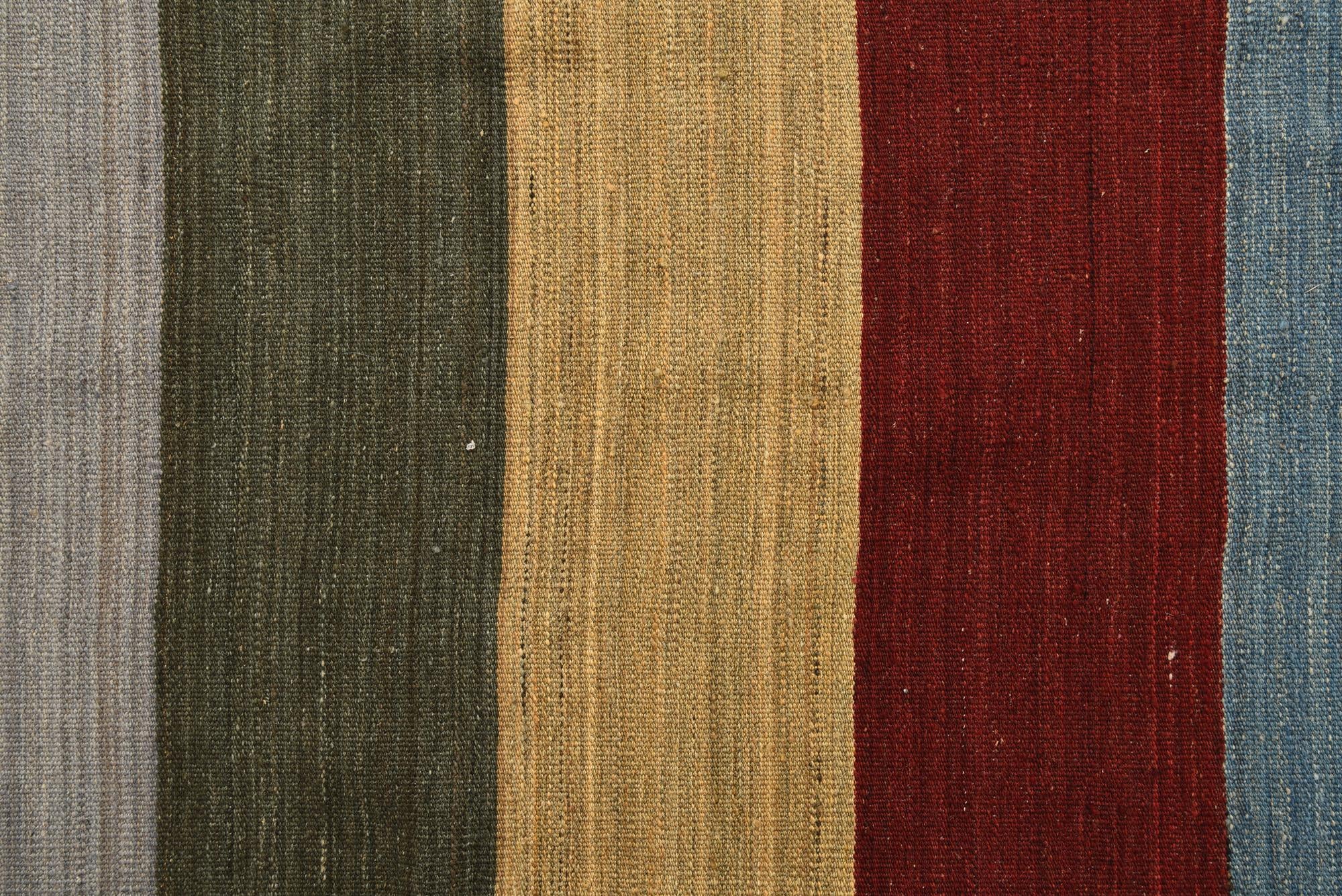 9' 10 x 13' 8 Hand Woven Kilim Modern Wool Rug