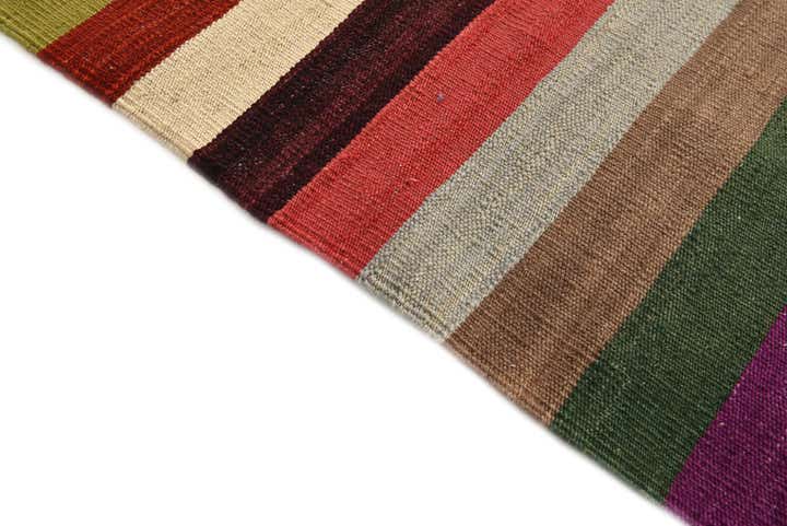 8' 4 x 9' 9 Hand Woven Kilim Modern Wool Rug