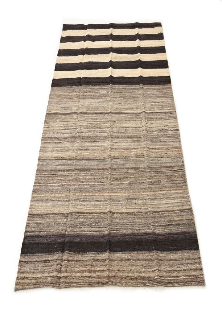 4' 2 x 5' 10 Hand Woven Kilim Modern Wool Rug