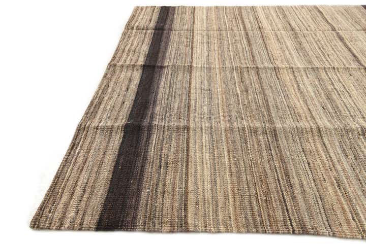 4' 2 x 5' 10 Hand Woven Kilim Modern Wool Rug