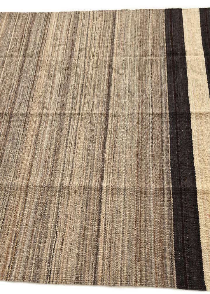 4' 2 x 5' 10 Hand Woven Kilim Modern Wool Rug