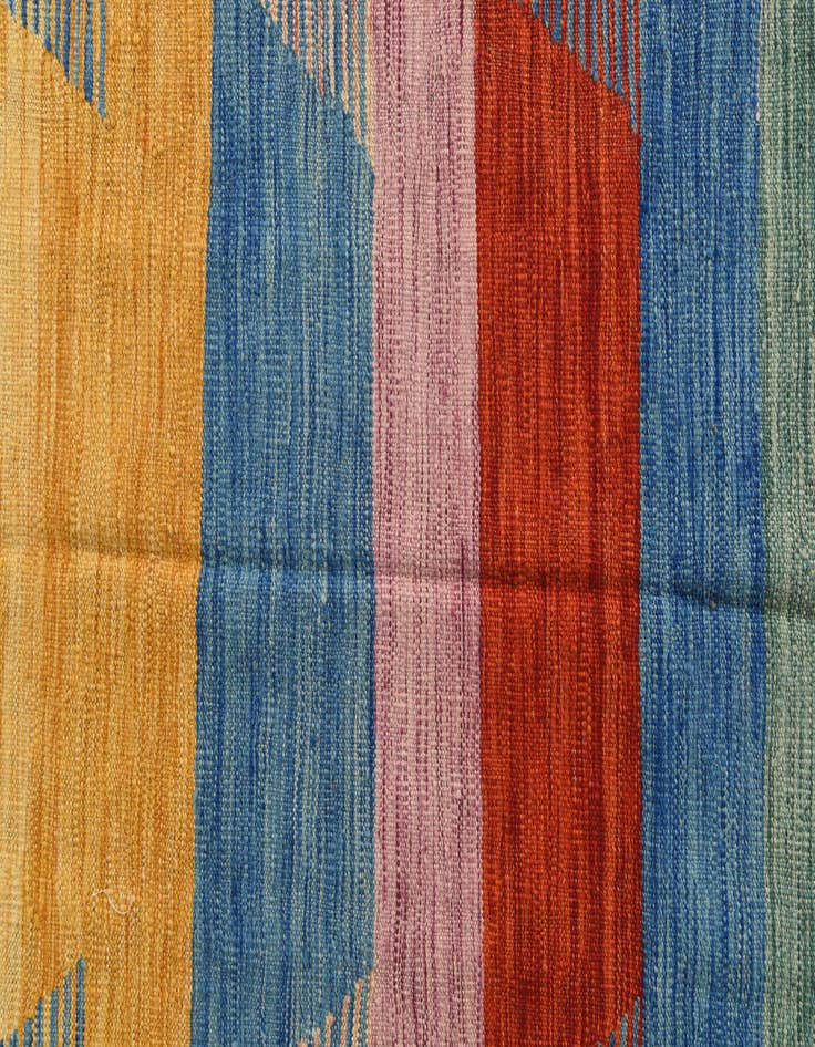 Detail image of 5' x 6' 6  Hand Woven Kilim Modern Wool Rug