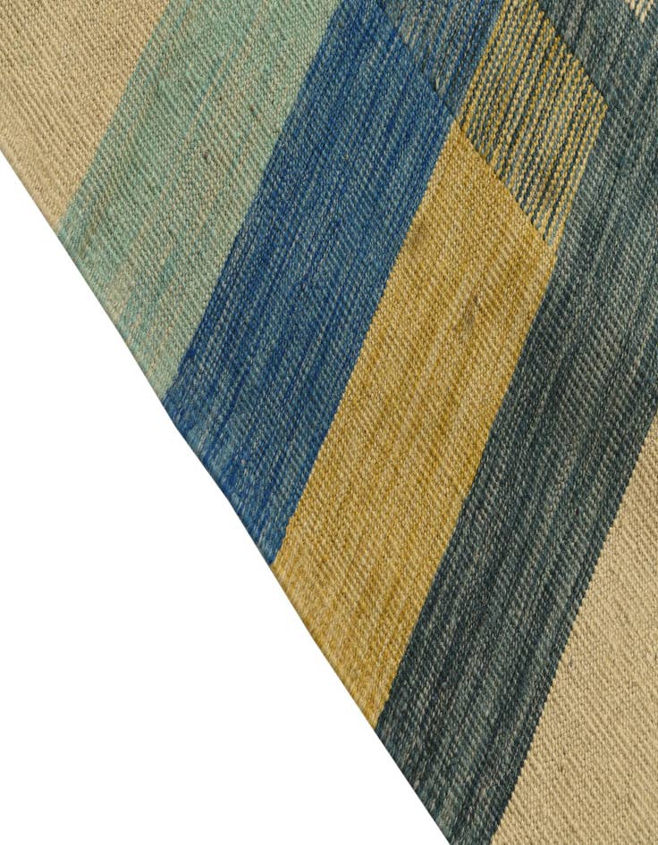 Detail image of 5' x 6' 9  Hand Woven Kilim Modern Wool Rug