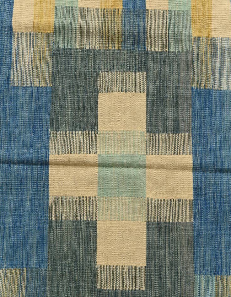 Detail image of 5' x 6' 9  Hand Woven Kilim Modern Wool Rug