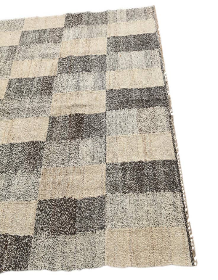 Detail image of 4' 10 x 6' 4  Hand Woven Kilim Modern Wool Rug