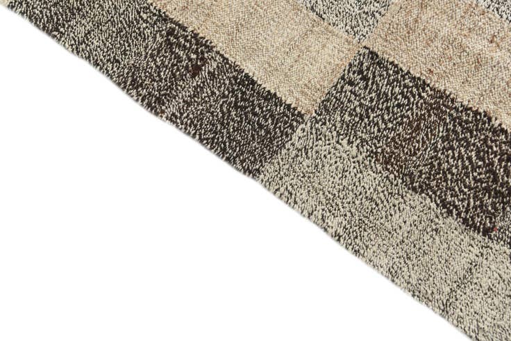 Detail image of 4' 10 x 6' 4 Hand Woven Kilim Modern Wool Rug
